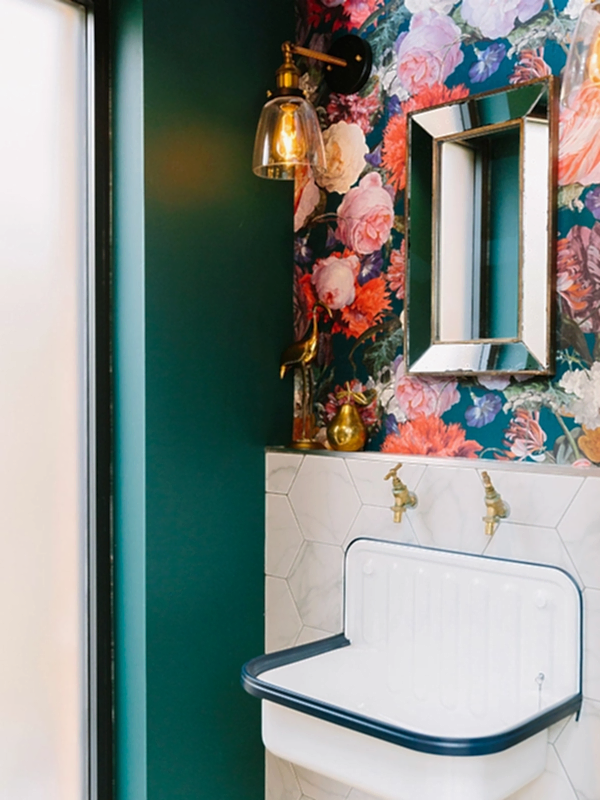 How to show personality in small bathroom | Small bathroom design ideas