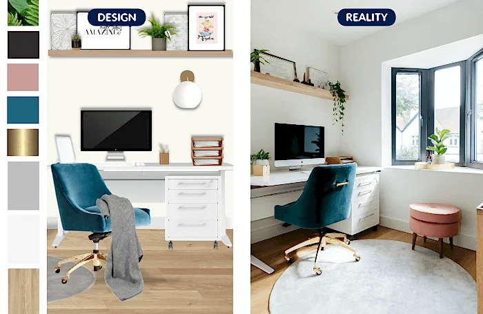 home office mood board