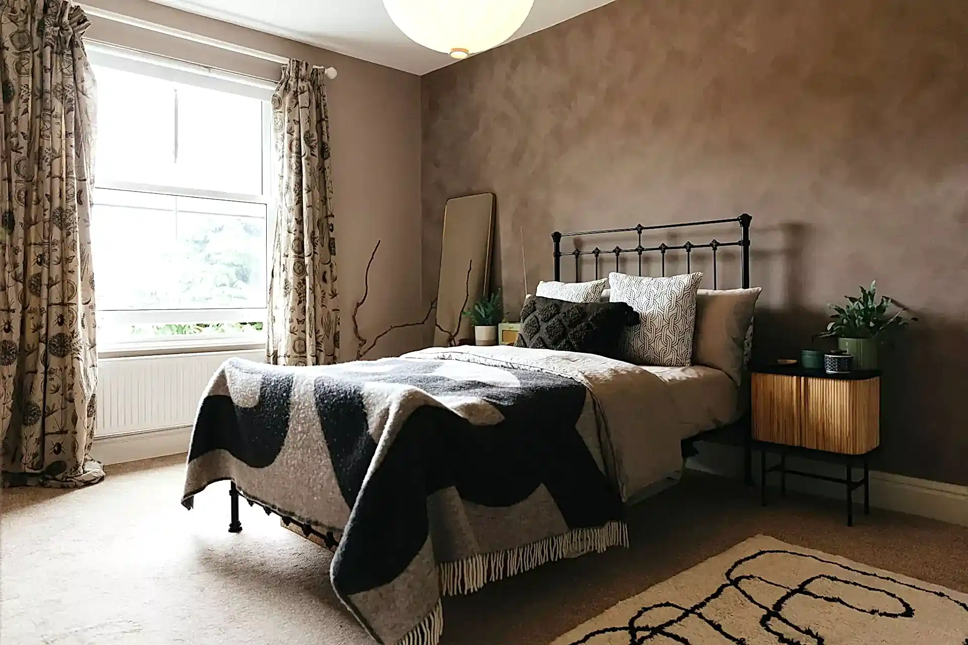 Rust oleum chalk wash paint effect