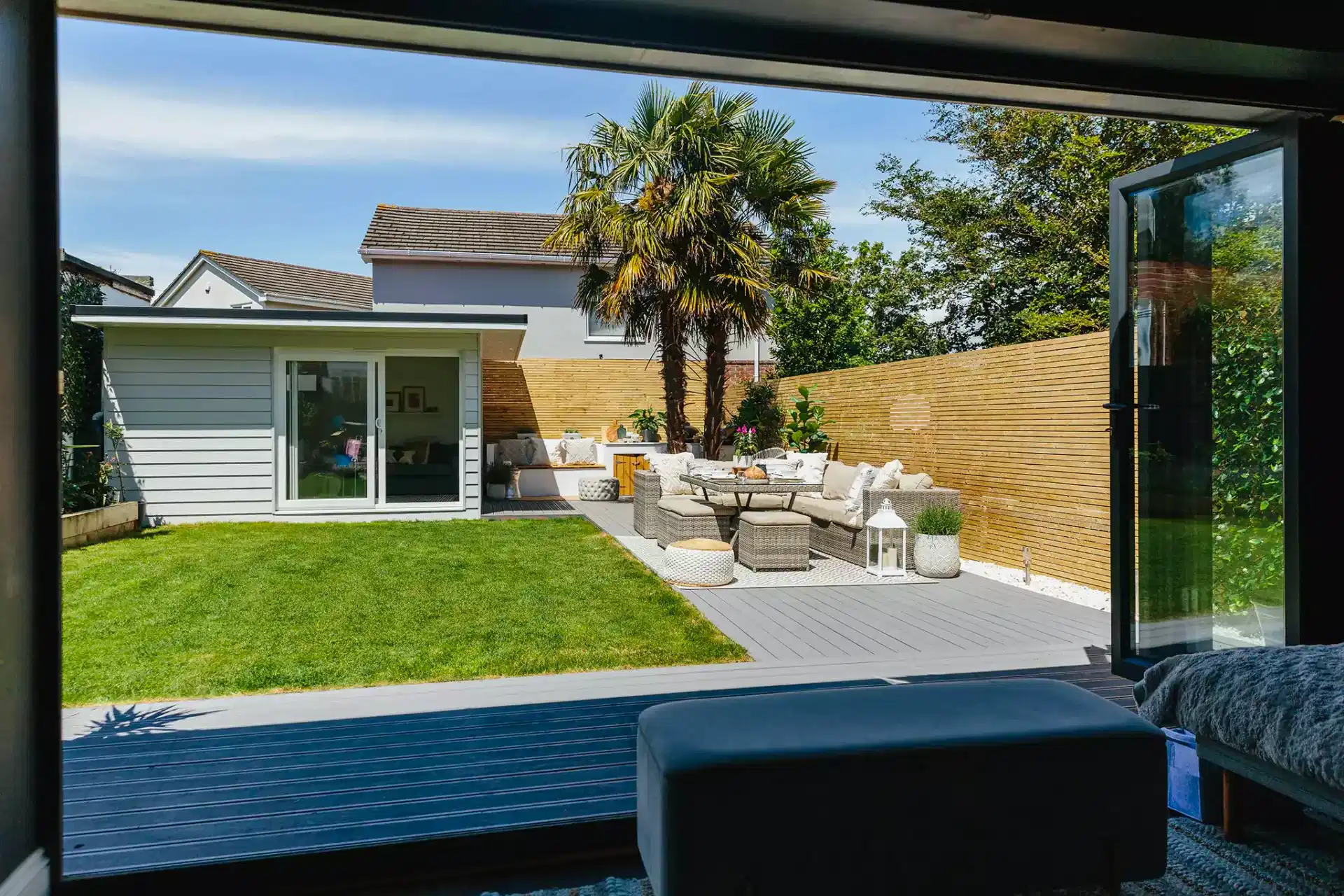 Bi-fold doors out to garden area