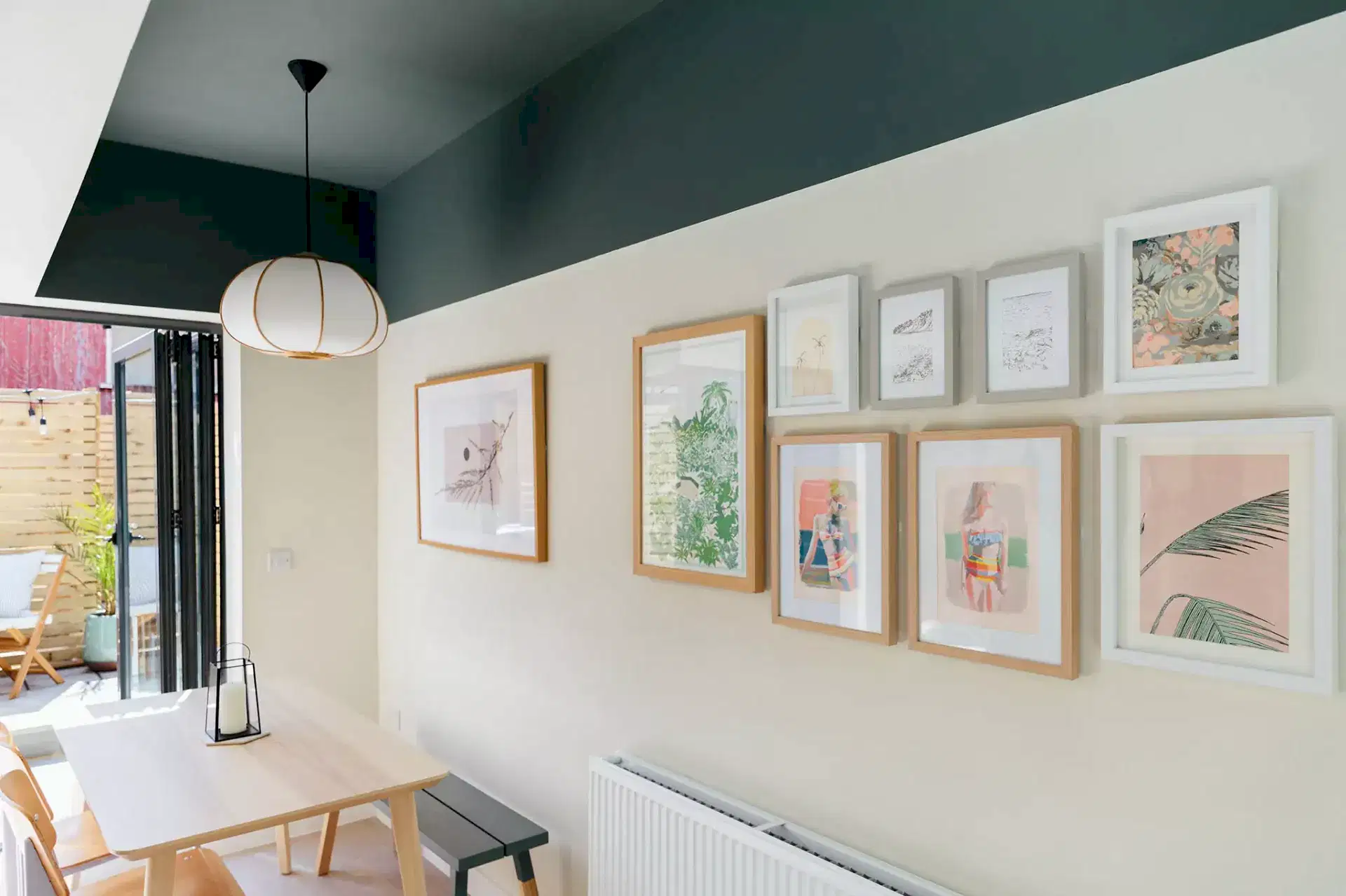 Painted ceiling inspiration | Home wall paint ideas