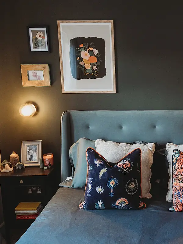 Olive green bedroom inspo | Nomad paint