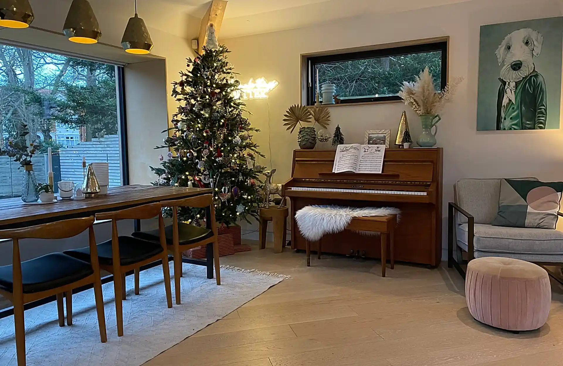 Cosy christmas decorations