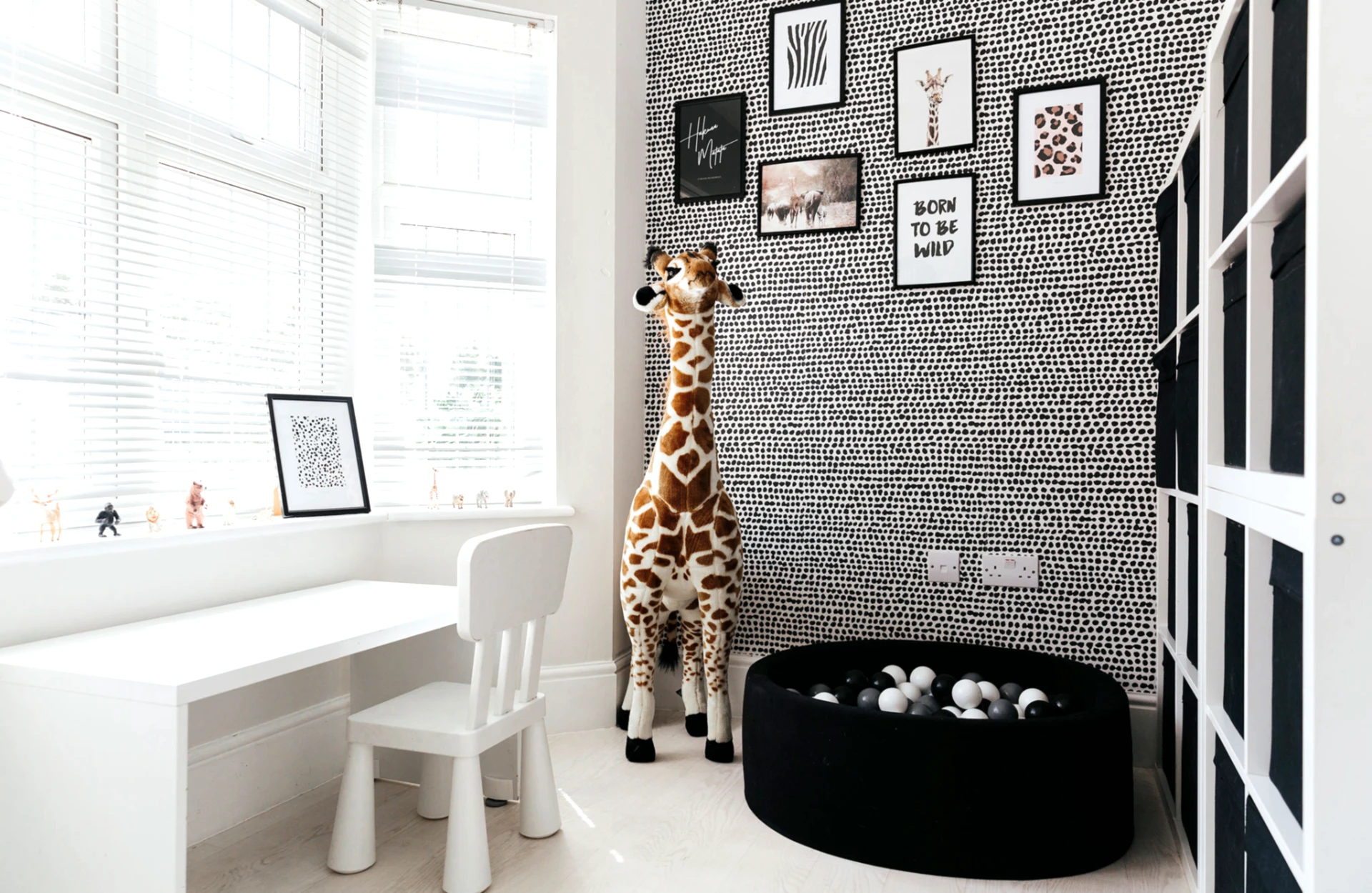 Monochrome childrens nursery ideas