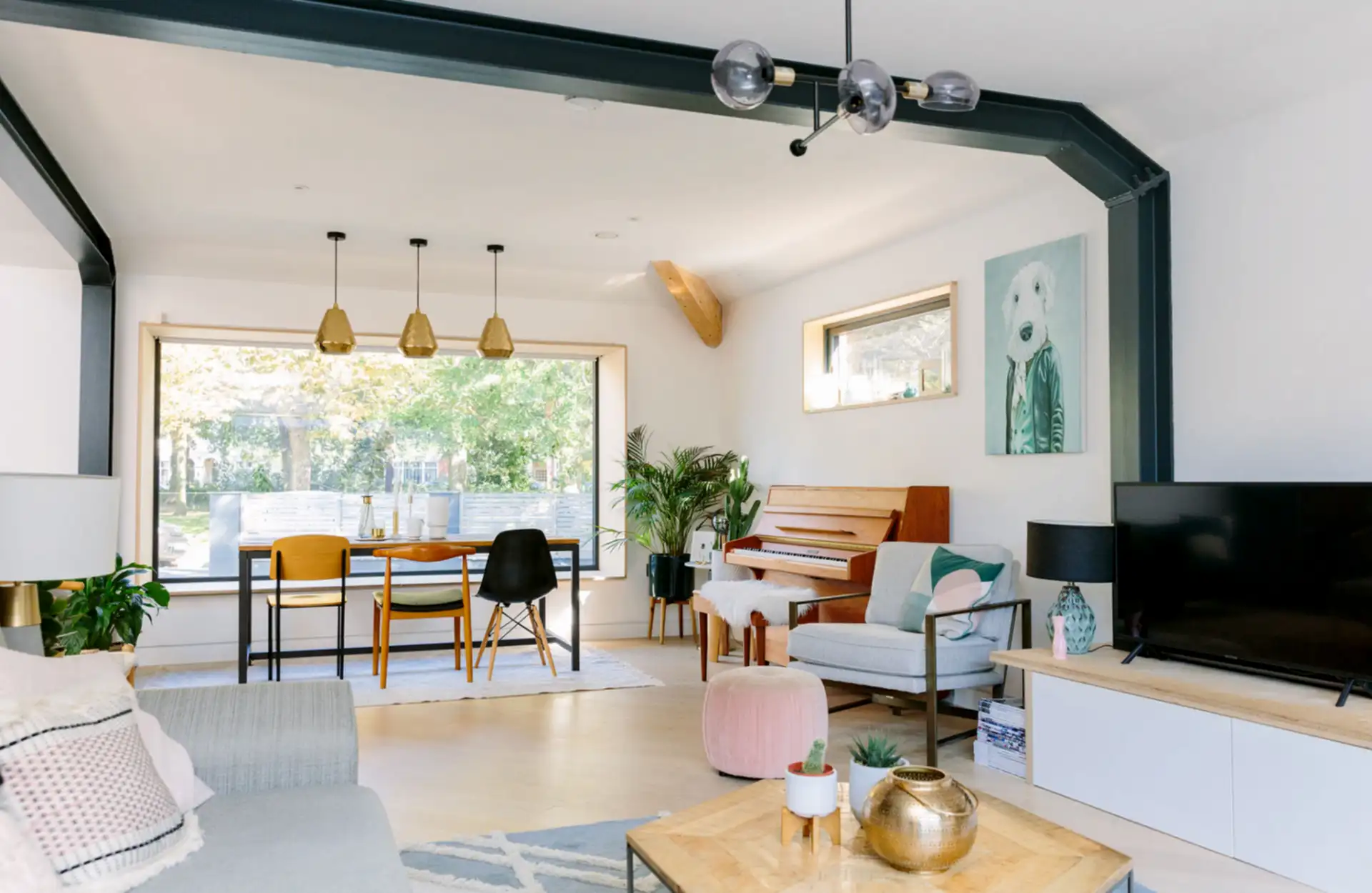 How the layout of your home can boost mental health | open plan living space