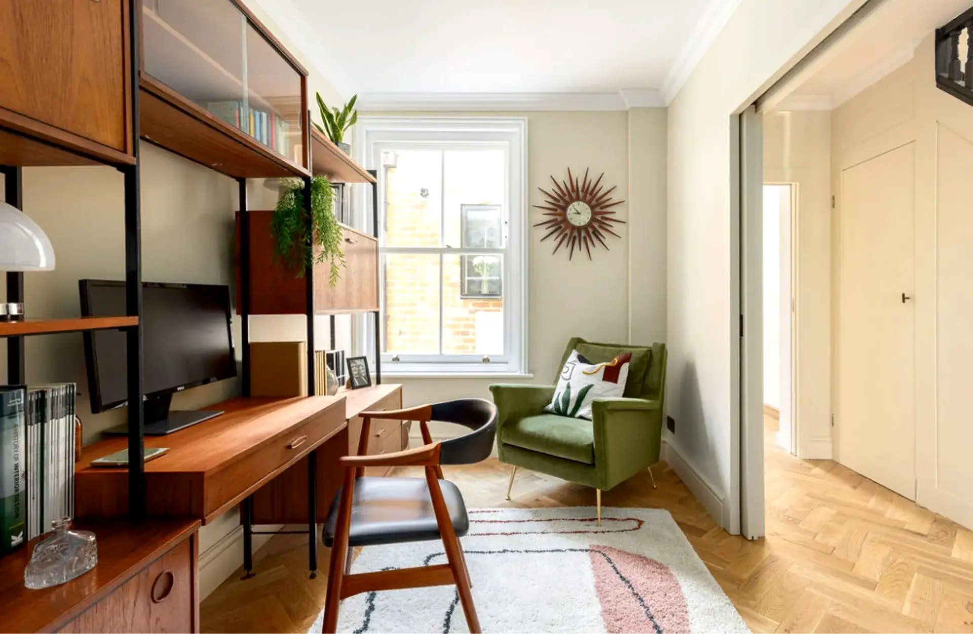 retro style home office