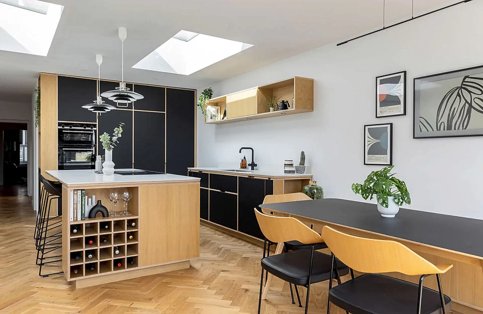 kitchen with neutral colour scheme
