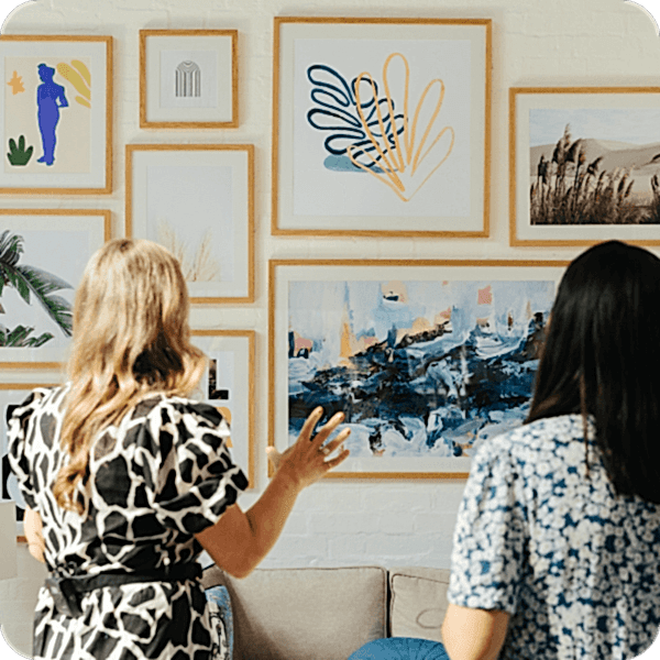 Abstract House: How to create a gallery wall